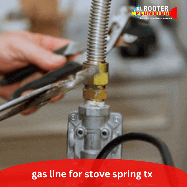  gas line for stove spring tx