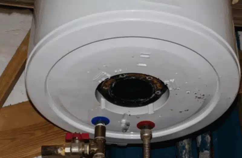 water heater leaking from bottom