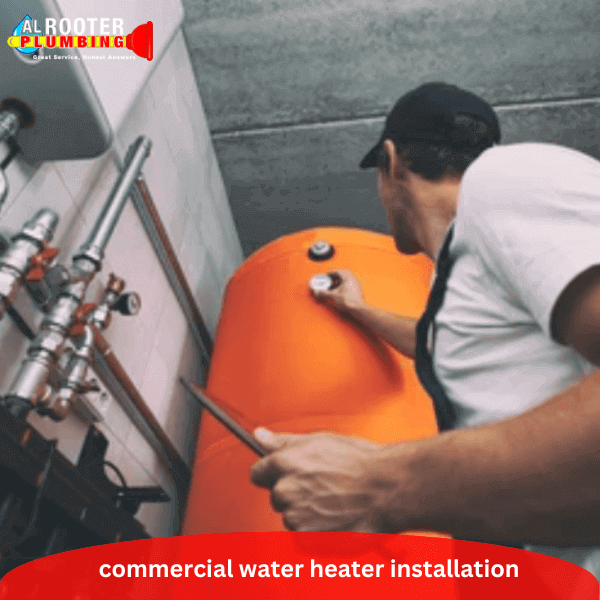 commercial water heater installation