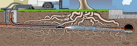 low pressure sewer system maintenance