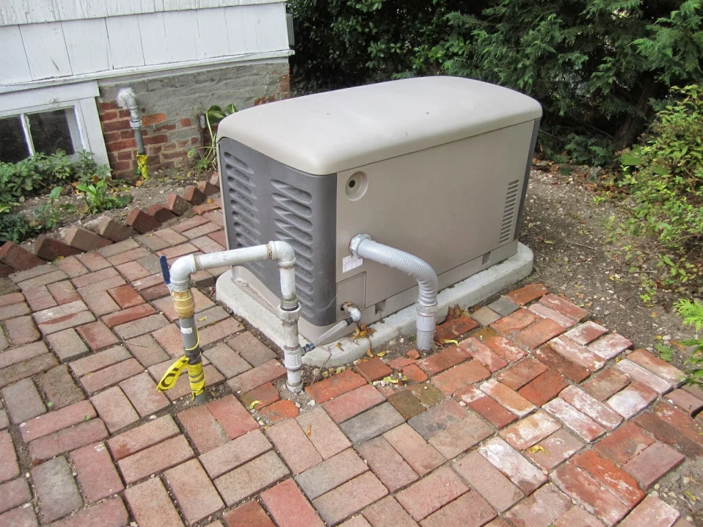 Add natural gas line for generator​ 2