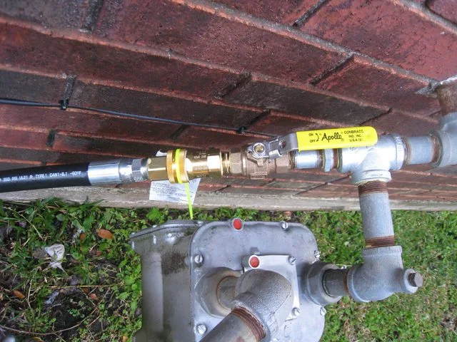 Add natural gas line for generator​ 5