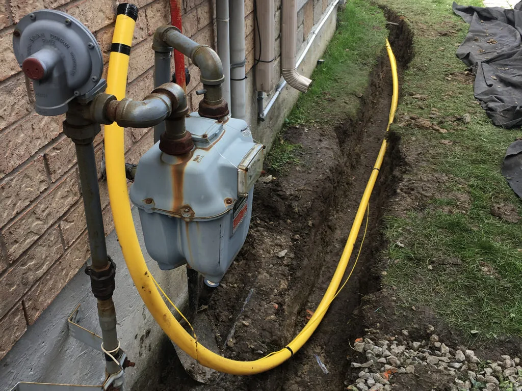 running natural gas line underground 2