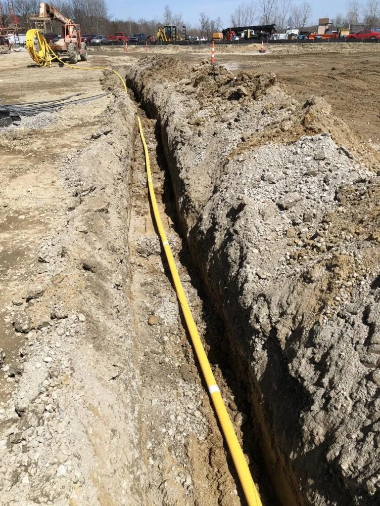 running natural gas line underground 3