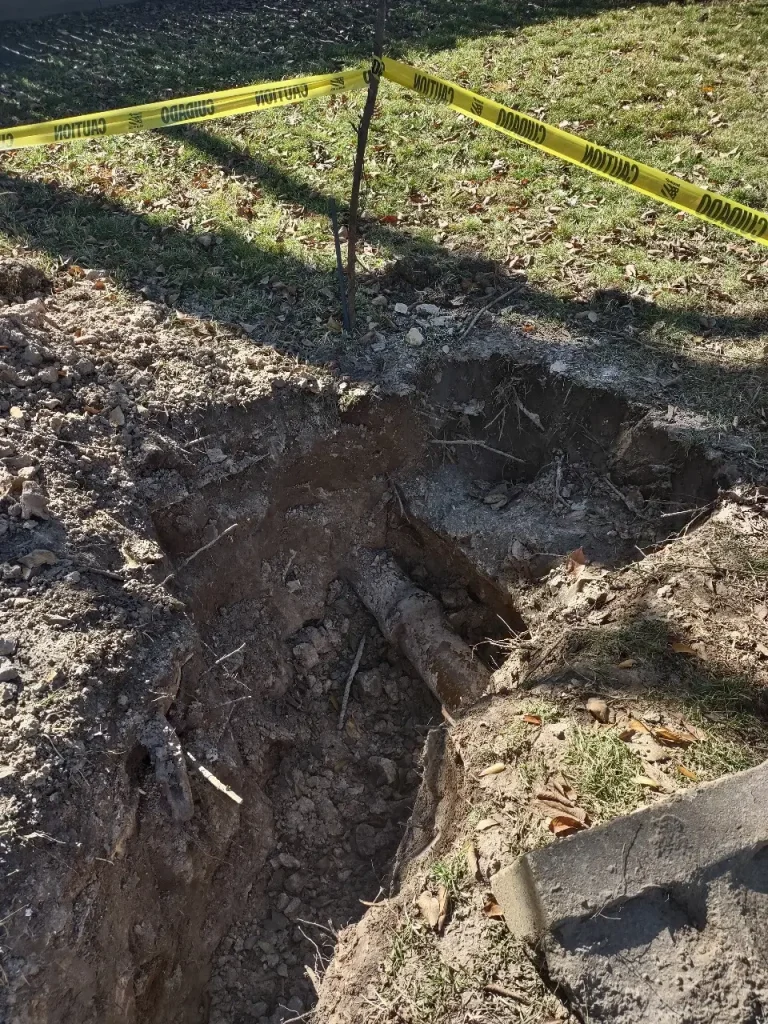 sewer line backed up how to fix houston tx